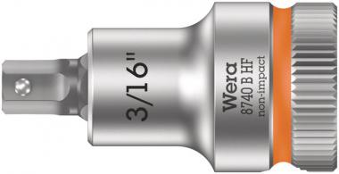 8740 B HF Zyklop Bitnuss mit 3/8"-Antrieb, mit Haltefunktion für Innensechskantschrauben, 3/16" x 35 mm 