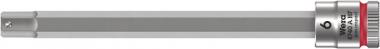 8740 A HF Zyklop Bitnuss mit 1/4"-Antrieb, mit Haltefunktion für Innensechskantschrauben, 6 x 100 mm 