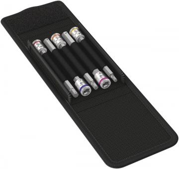 8740 A HF 1 Zyklop Bitnuss-Satz, mit 1/4"-Antrieb, mit Haltefunktion für Innensechskantschrauben, 5-teilig 