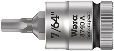 8740 A Zyklop Bitnuss mit 1/4"-Antrieb, für Innensechskantschrauben, 7/64" x 28 mm 