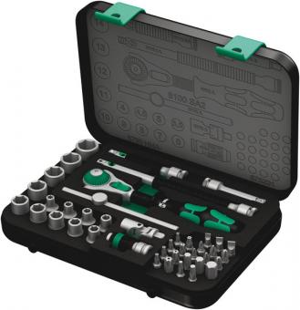 8100 SA 2 Zyklop Speed-Knarrensatz, 1/4"-Antrieb, metrisch, 42-teilig 