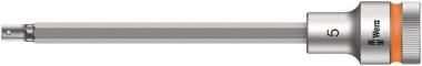 8740 C HF Douille à embout Zyklop à emmanchement 1/2" avec fonction de retenue, 5 x 140 mm 