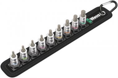 Belt A Imperial 1 Zyklop Bitnuss-Satz Innensechskant, mit Haltefunktion, 1/4"-Antrieb, 9-teilig 