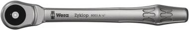 8003 A Zyklop Metal-Knarre mit Durchsteckvierkant mit 1/4"-Antrieb, 1/4" x 141 mm 