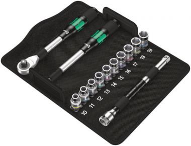 8006 SC 1 Jeu cliquet Zyklop Hybrid, à carré 1/2", métrique, 13 pièces 