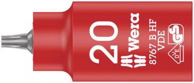 8767 B VDE HF TORX® Zyklop Bitnuss, isoliert, mit 3/8"-Antrieb, mit Haltefunktion, TX 20 x 55 mm 