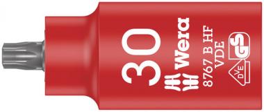 8767 B VDE HF TORX® Zyklop Bitnuss, isoliert, mit 3/8"-Antrieb, mit Haltefunktion, TX 30 x 55 mm 