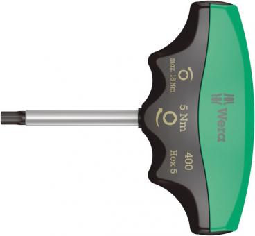 400 Hex Indicateur de couple, 5 x 5,0 Nm 