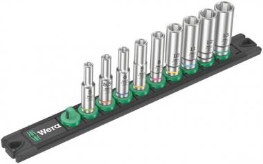 Nuss-Magnetleiste A Deep 1 Steckschlüsseleinsatz-Satz, 1/4"-Antrieb, 9-teilig 