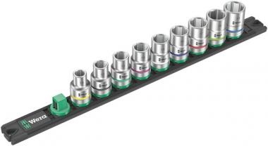 Nuss-Magnetleiste C 4 Zyklop Steckschlüsseleinsatz-Satz, 1/2"-Antrieb, 9-teilig 