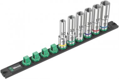 Nuss-Magnetleiste C Deep 1 Steckschlüsseleinsatz-Satz, 1/2"-Antrieb, 6-teilig 