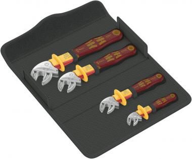 6004 Joker VDE 4 Set 1 Jeu de clés à fourche auto-ajustables isolées VDE, 4 pièces 