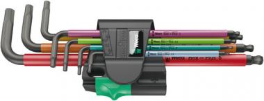 950/7 Hex-Plus Multicolour Magnet 1 Winkelschlüsselsatz, metrisch, BlackLaser, 7-teilig 