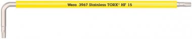3967 SXL HF Clés mâles coudées TORX® Multicolour avec fonction de retenue, version longue, acier inoxydable, TX 15 x 123 mm 