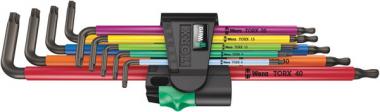 967/9 TX XL Multicolour 1 Jeu de clés mâles coudées TORX®, 9 pièces 