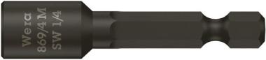 869/4 M Steckschlüsseleinsätze, magnetisch, 1/4" x 50 mm 