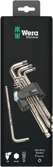 3950/9 Hex-Plus Stainless 1 SB Winkelschlüsselsatz, metrisch, Edelstahl, 9-teilig 