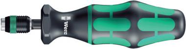 Serie 7400 Kraftform Drehmomentschraubendreher, mit werkseitig fest voreingestelltem Messwert (0,3-3,0 Nm) mit Rapidaptor Schnellwechselfutter, Heftgröße 105 mm, 7460 x 0,3 Nm x 0,3-1,2 Nm 
