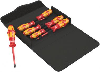 Kraftform 100 iS/7 Set 1 Jeu de tournevis Kraftform Plus Serie 100. Avec lame à diamètre réduit pour certains modèles, 7 pièces 