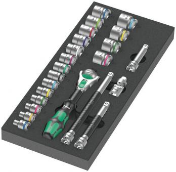 9721 Schaumstoffeinlage 8000 B Zyklop Knarre 3/8" Set 1, 23-teilig 