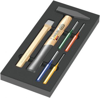 Insert en mousse 9782 jeu de marteaux 1, 6 pièces 
