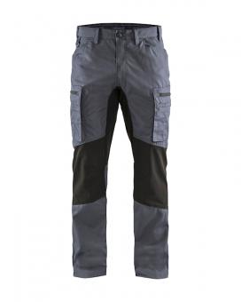 Pantalon Maintenance +Stretch, gris clair/noir, Taille C46 