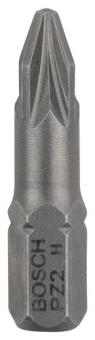 Schrauberbit Extra-Hart für Pozidriv-Schrauben, 25mm, PZ2, 3Stk 