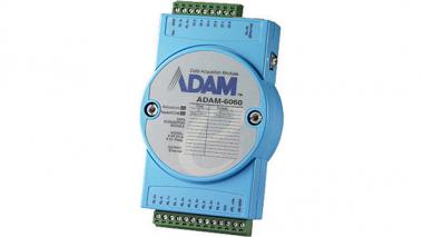 ADAM-6060 - 6-Relais-Ausgabe/6 DI-Modul 
