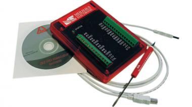 LABJACK U12 +CAL - Minilaboratoire de mesure USB, 30 canaux 