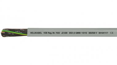 Câble de commande 4 x 0.75mm² sans blindage Copper Strand Bare, Fine-Fil gris, RAL 7001, 10033 