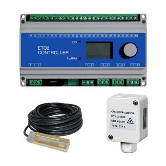 Centrale de contrôle intelligent ETO-2 + Sonde d'humidité ETOG + sonde de température ETF 