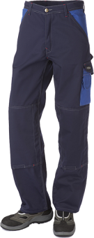 Pantalon de travail, SUPER COLOR, 9206 - Navy / Royal blue Taille 58 