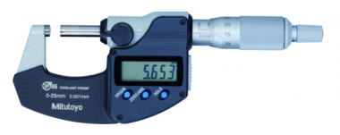 Micromètre Digimatic IP65 0-25mm, sans sortie de données 