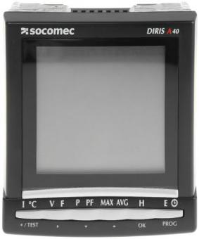 Compteur d'énergie numérique, Diris A40, LCD Avec Sortie d'Impulsion, 92 x 92mm 