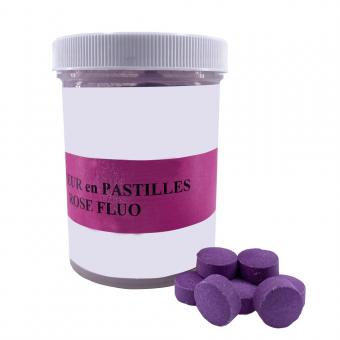 Traceur en pastille rose fluorescent - Pot 100 pastilles 