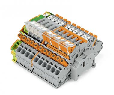 TOPJOB® S Klemmenblock für Strom- und Spannungswandler; 6,00mm²; mehrfarbig 