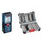 Laser-Entfernungsmesser GLM 40 Professional mit Impact Schrauberbits-Set 