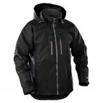 Leichte gefütterte Funktionsjacke, schwarz/grau 