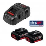 Starter-Set 2 x GBA 18V 6.0Ah + GAL 1880 CV Professional 