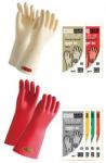 Gants isolants électriques, classe 0, rouge 10