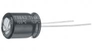 Condensateurs électrolytiques aluminium 1.0 mF 10 VDC, 10ZL1000M10X16 