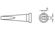 Lötspitze Meisselform, lang, 2.0mm x 1.0mm, LT L 