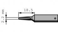 Lötspitze Meisselform 2.2mm, 2.2mm, 832CDLF 