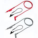 Jeu de cordons de mesure blindés STL120 pour applications industrielles pour la Série 120 (1 rouge et 1 gris) 