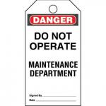 Etiquette «Ne pas actionner Service de maintenance», 6,62 x 14,6mm, vinyle semi-rigide, 5 pcs 