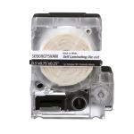 Cassette d'étiquettes autolaminantes transparent/blanc, 0.50 x 0.75 in 